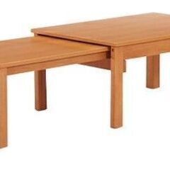 【JM9926】新品未使用 テーブル 伸縮式 ローテーブル センターテーブル おしゃれ 伸縮センターテーブル 伸縮テーブル リビングテーブル 机 デスク 木製 W100-180 RPE100TBL(A1-RPE100TBLNA)の画像