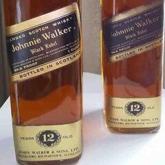 最後のチャンス！本物の84年物古酒スコッチ【ジョニーウォーカー黒・ビッグボトル2本セット】➍の画像
