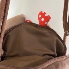 ディズニーランド ディズニーストア ツムツム ミニー ぬいぐるみポシェット バッグの画像