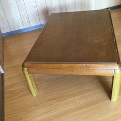 中古 電気こたつ ０円の画像