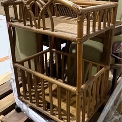 無料！期日指定でラタンのラック差し上げますの画像