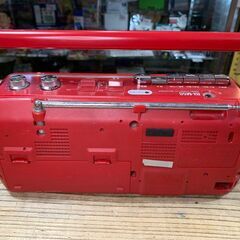 Panasonic パナソニック ラジカセ 昭和レトロ RX-M50 赤 ラジオ 動作品の画像