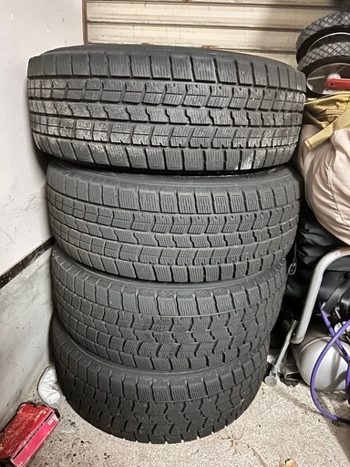 2024年新品購入したスタッドレスタイヤ4本ホイールセット 215/60R16 95Q