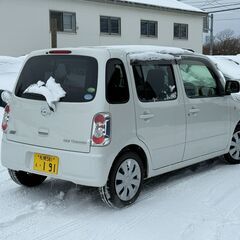 ミラココアL4WD, 検令和9年8月5日, スタッドレス装着済, 夏冬タイヤ付, タイミングチェーン,格安軽自動車！車検付の画像