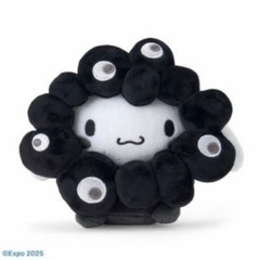 EXPO2025 ミャクミャク なりきりぬいぐるみM シナモロール（ブラック）  の画像