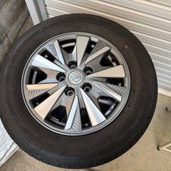 日産 セレナ 純正アルミホイール タイヤセットの画像