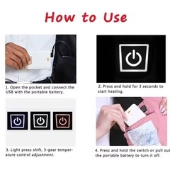 新品　電熱ベスト　暖かい　加熱ベスト　電熱　の画像