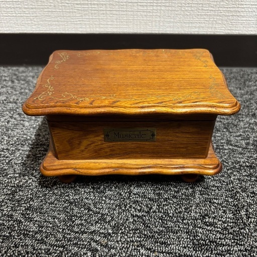 昭和レトロ　ヴィンテージ　和箪笥　小物入れ　オルゴール　木製 SANKYO musicale オルゴール付き ジュエリーボックス ノスタルジック