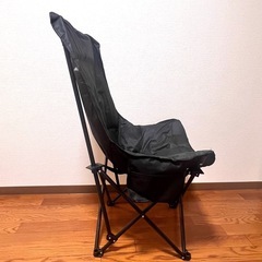 キャンプチェア　黒　の画像