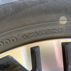 十勝　デリカD5 純正ホイール　18インチ　タイヤ付4本セットの画像