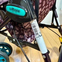 ウィズワン シルバーカー ライトステップ・タイニー ヌーボー 動作OK 難ありの画像