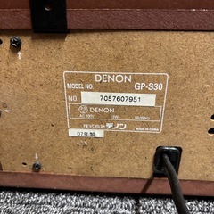 🎶DENON（デノン）卓上レコードプレーヤーの画像
