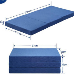 ✨️新品✨️ シングル 三つ折り マットレス 厚さ10cmの画像