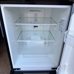 80⭐️2021年製★シャープ　冷蔵庫　ブラック　黒　ガラス扉　右、左開き の画像