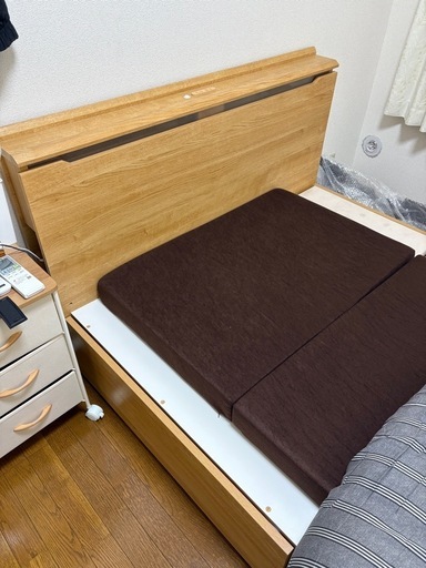 ニトリ ダブルベット フレーム (K) 倉見のベッド《ダブルベッド》の