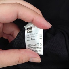 【XL】ワンピース GU 切り替えワンピースの画像