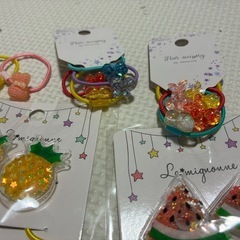 ヘアアクセサリー　女の子の画像