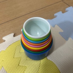ベビー 知育玩具 コップがさね スタッキングカップの画像
