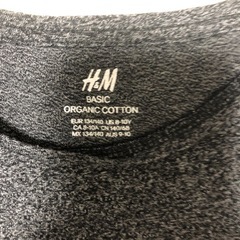 H&Mコットンシャツ　140の画像