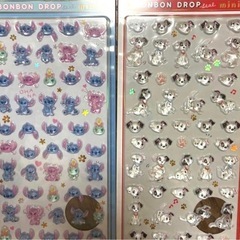 ディズニー　ボンボンドロップシール4枚セットの画像