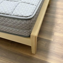 【karimoku】 カリモク セミダブルベットセット1台の画像