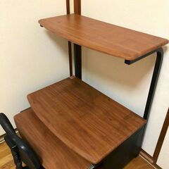 PCラック♪　パソコンラックと専用椅子の画像