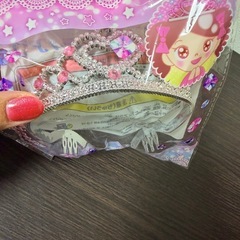 【新品】ラインストーンティアラ 女の子 おしゃれ 可愛い の画像