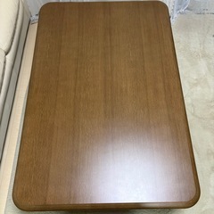 《美品2022年製》山善 こたつテーブル120×80｜遠赤外線・ファン付き｜美品の画像