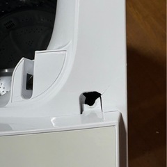 L1901 IRISOHYAMA アイリスオーヤマ 縦型洗濯機 6kg 2020年製 一部割れありの画像