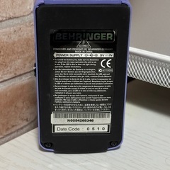 ギターエフェクター　TS系オーバードライブ　BEHRINGERの画像