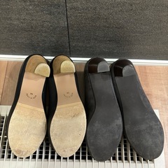 冬物コート　パンプスの画像