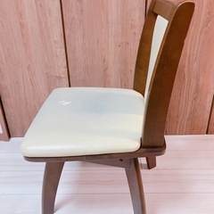 【12月21日(日)まで】　回転式ダイニングチェア　1脚　椅子の画像