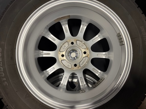 14インチ バリ溝スタッドレスタイヤホイールセット！ (たくや) 亀岡の