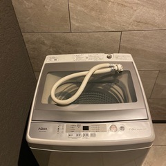 激安‼️　全自動洗濯機　2020年製★AQUA 7kg 洗濯機　AQW-GS70Hの画像