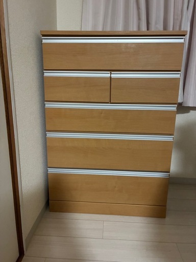 ナチュラルウッド チェスト