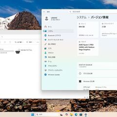 LENOVO　省スペースデスクトップ　③ 【ストレージ】SSD 256GB +HDD 1000GB　搭載の画像