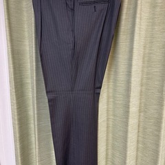 D'URBAN【ダーバン】日本製 ストライプウールスーツ　ダークグレー BB6 サイズXL メンズスーツ セットアップ グレーの画像