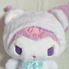 【新品】ホワイトベアドール　ぬいぐるみ　クロミの画像