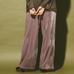 【グローバルワーク】新品未使用　ベロアイージーパンツの画像