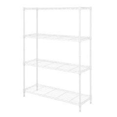 スチールラック(幅85cm 3段 ホワイト)の画像