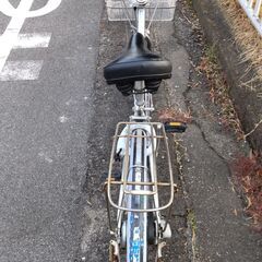 アルベルト　程度良好　人気のシルバー　27インチ　ブリジストンの画像