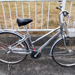 アルベルト　程度良好　人気のシルバー　27インチ　ブリジストンの画像