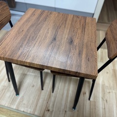 【カインズ】ダイニングテーブル&チェアの画像