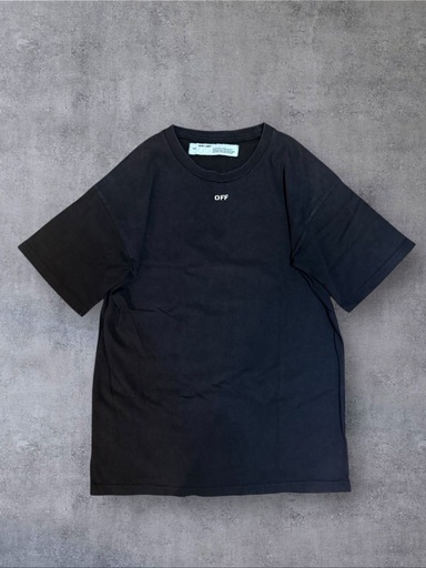 OFF-WHITE 13SS クルーネック ステンシルアロー プリントT L