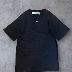 OFF-WHITE 13SS クルーネック ステンシルアロー プリントT Lの画像