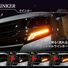 JF1/2 N-BOX 社外3眼LEDヘッドライト(未開封) ブラックの画像