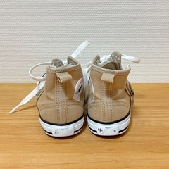 CONVERSE ベージュ ハイカットスニーカー 18cmの画像