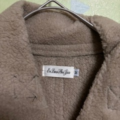 ライダースボアジャケット　黒色　Mサイズの画像