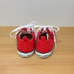 コンバース　チャイルド　オールスター　レッド キッズ スニーカー　18cmの画像