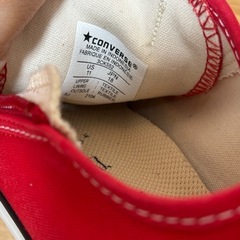 コンバース　チャイルド　オールスター　レッド キッズ スニーカー　18cmの画像